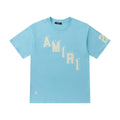 Amiri 23 Blue T-Shirt Without Collar Banlieue91