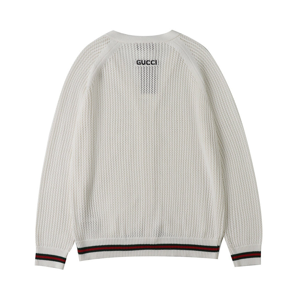 Gucci Sylvie Web-stripe cardigan Banlieue91