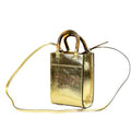 Fendi  Vitello King Plexiglass Logo Embossed Mini Fendi Sunshine Shopper Tote Banlieue91