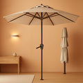 10ft Weatherproof Outdoor Patio Umbrella UPF 50Plus