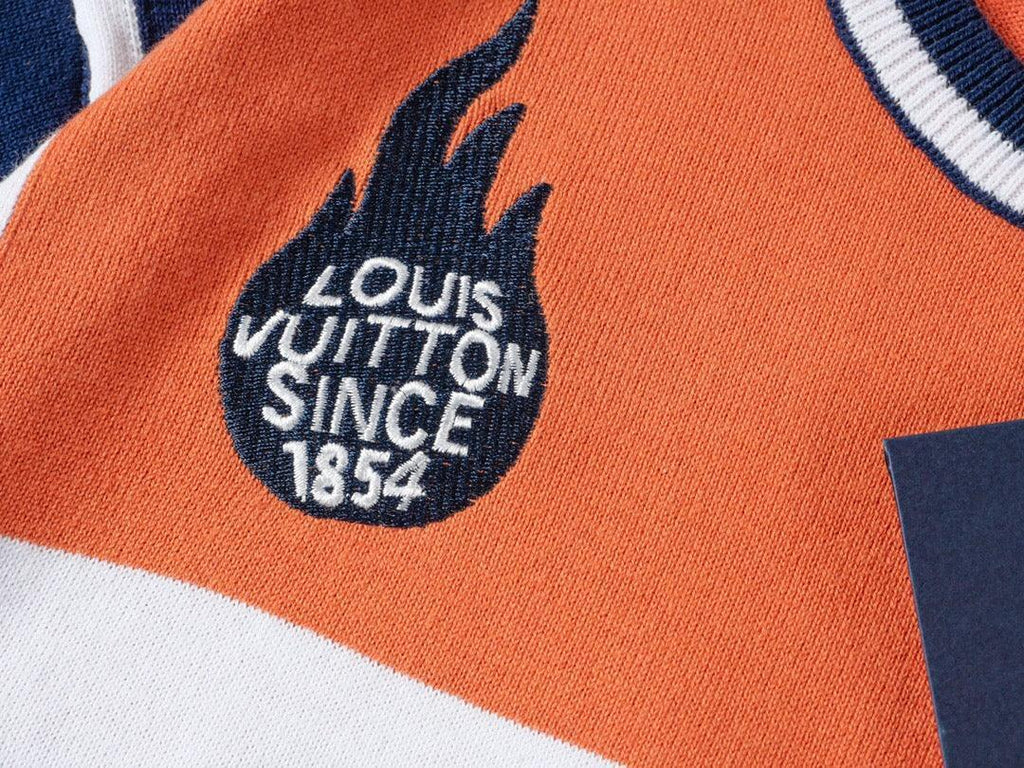 Louis Vuitton T-Shirt Without Collar 'Orange' Banlieue91