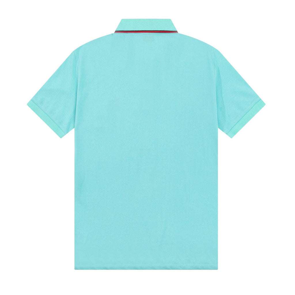 Burberry Light Blue T-Shirt With Collar Banlieue91