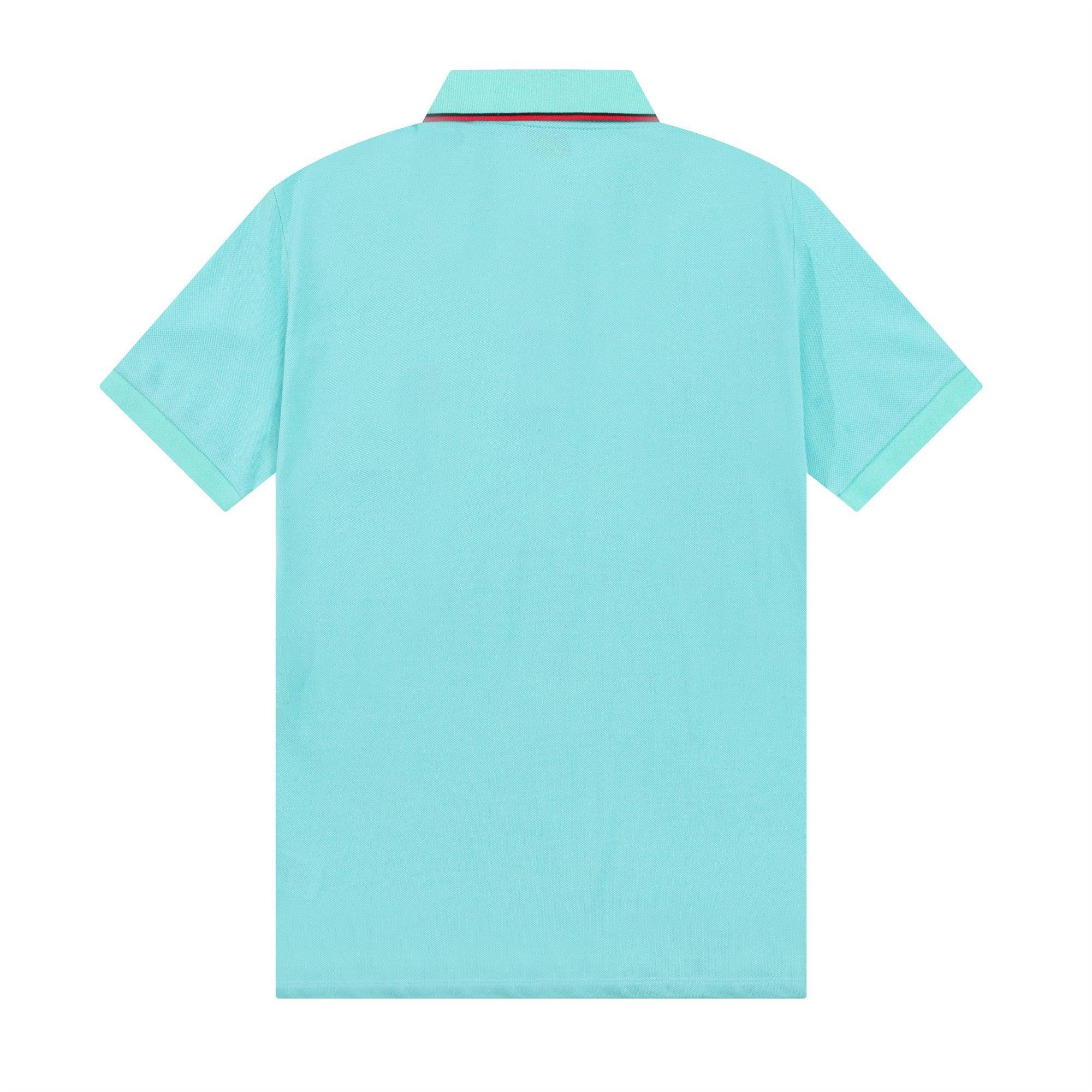 Burberry Light Blue T-Shirt With Collar Banlieue91