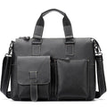 Retro First Layer Cowhide Shoulder Women Handbag