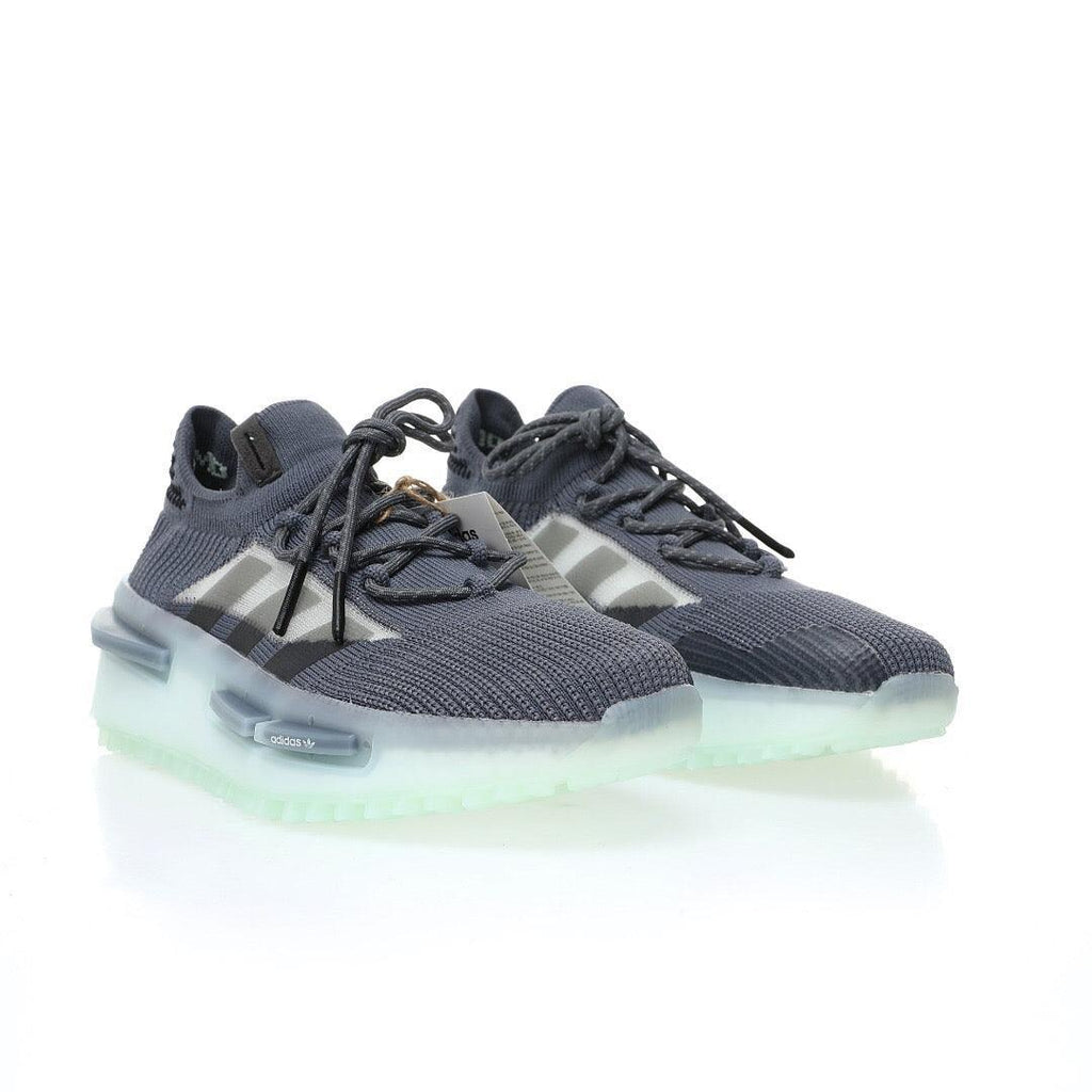 Adidas NMD S1 Grey Green Glow Banlieue91