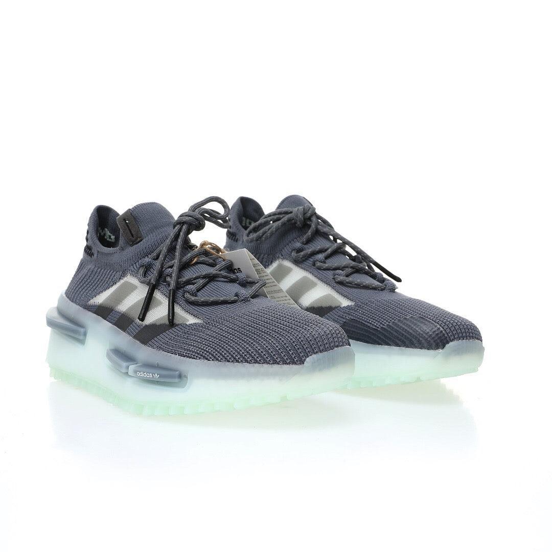 Adidas NMD S1 Grey Green Glow Banlieue91
