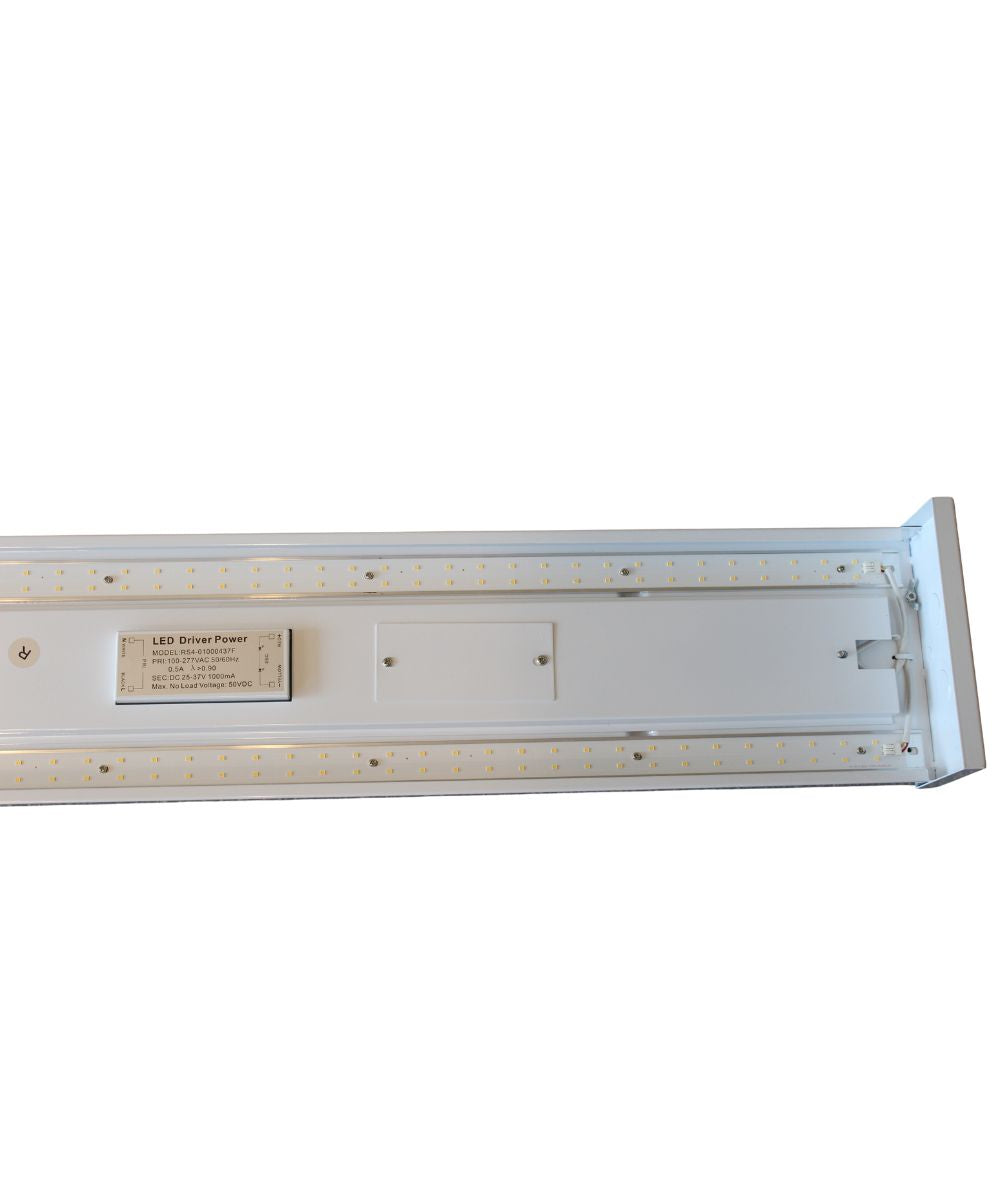 49"W Prismatic Wraparound 1-Light Integrated LED Light LightStrip Ceiling Light Fixture by RP Lighting LampsUSA