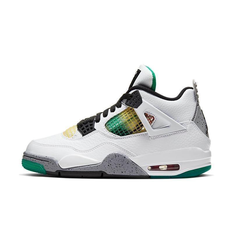 Air Jordan 4 Retro 'Lucid Green Rasta' Banlieue91