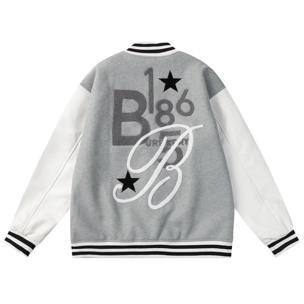 Burberry Gray Felton Bomber Jacket Banlieue91