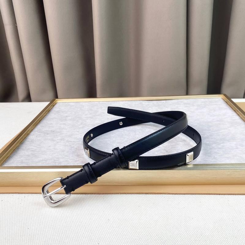 Celine Women Silver Buckle Belt 'Black' Banlieue91