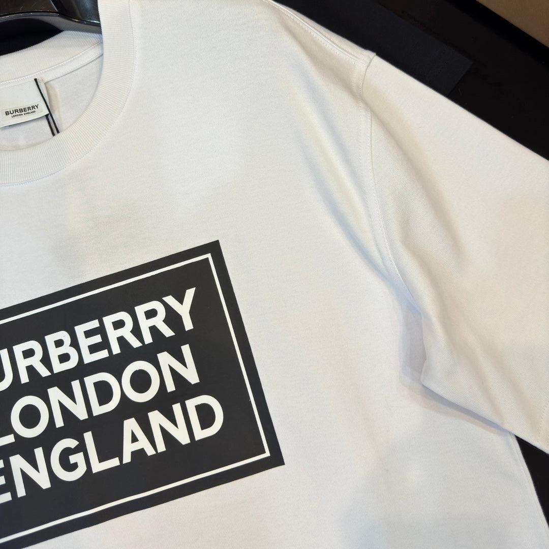 Burberry White T-Shirt Without Collar Banlieue91