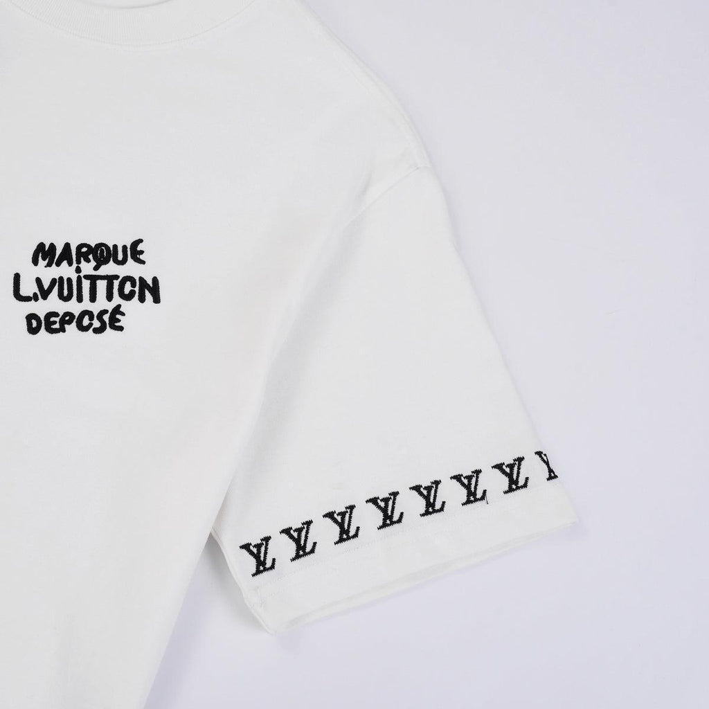 Louis Vuitton T-Shirt Without Collar 'White' Banlieue91