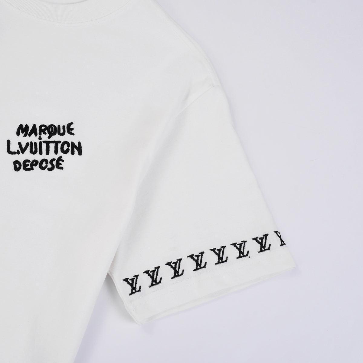 Louis Vuitton T-Shirt Without Collar 'White' Banlieue91