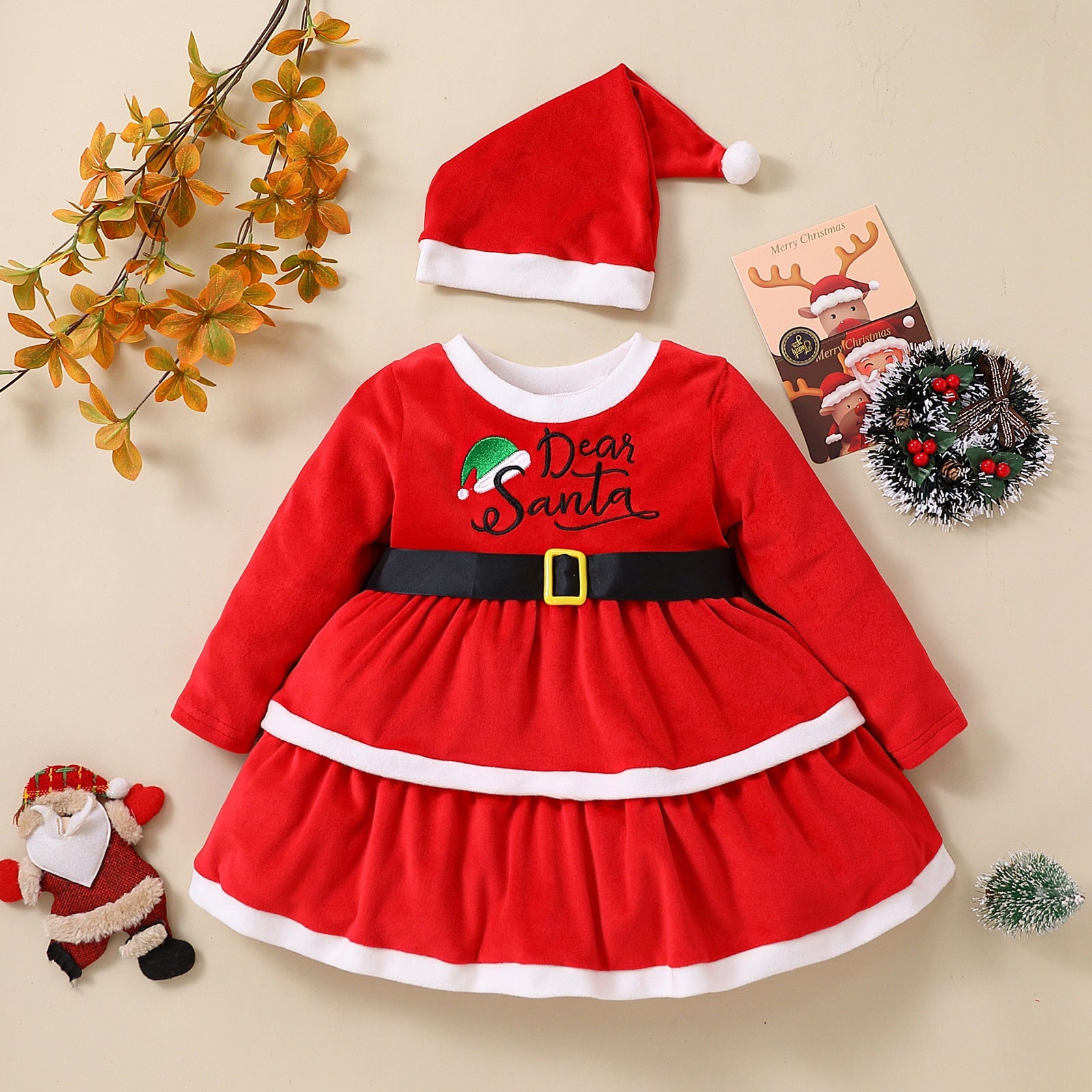 1-5 Years Christmas Winter Girls dress FLIPSTYLEZLLC