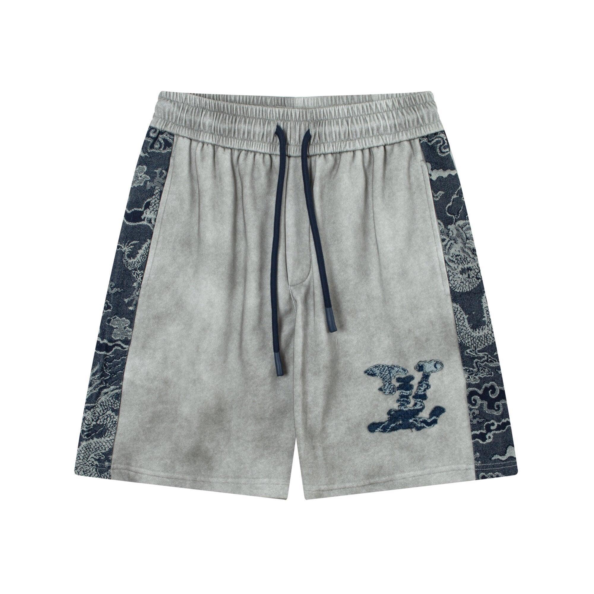 Louis Vuitton Sport Short Pant 'Grey/Blue' Banlieue91