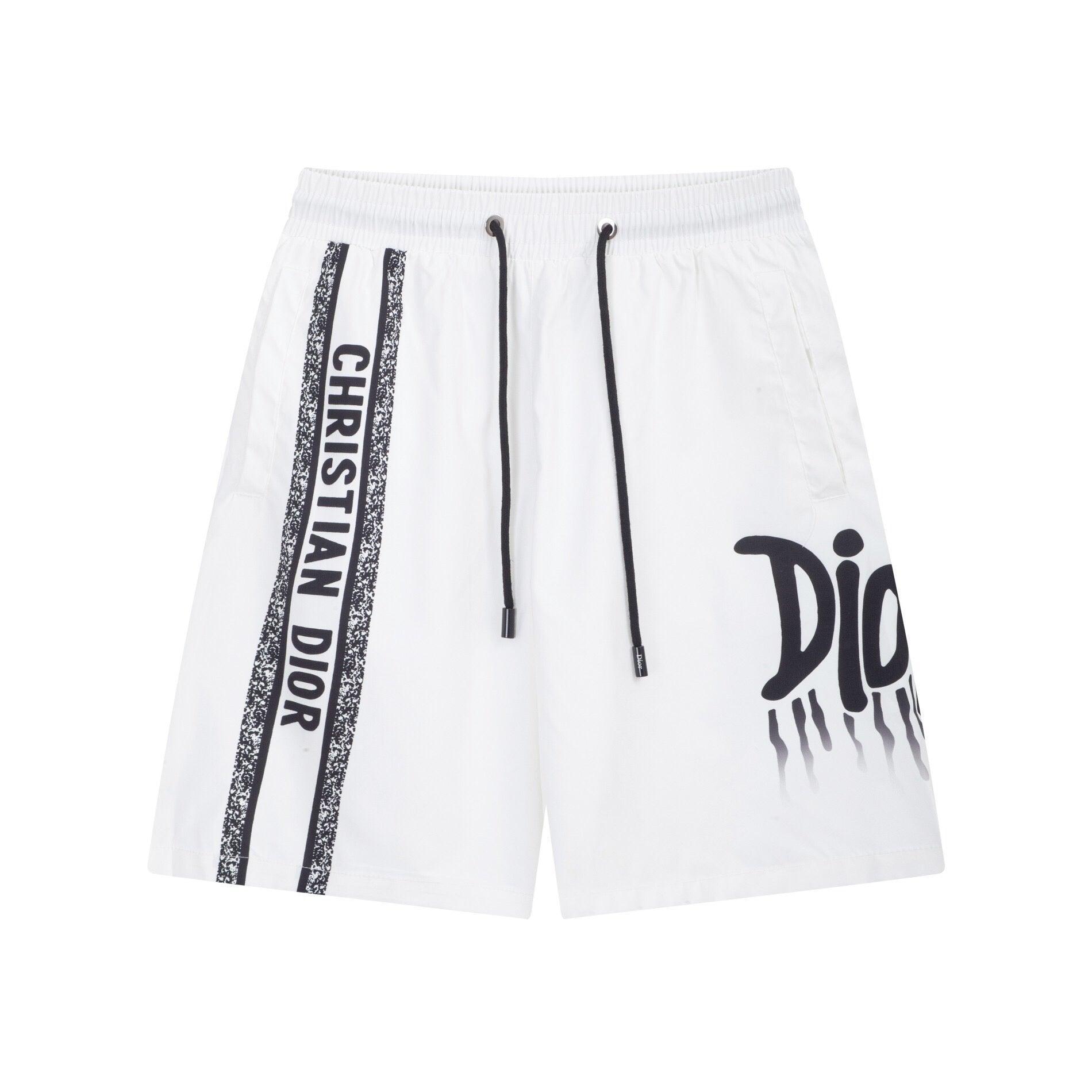 Dior Knit Basketball Shorts 'White/Black' Banlieue91