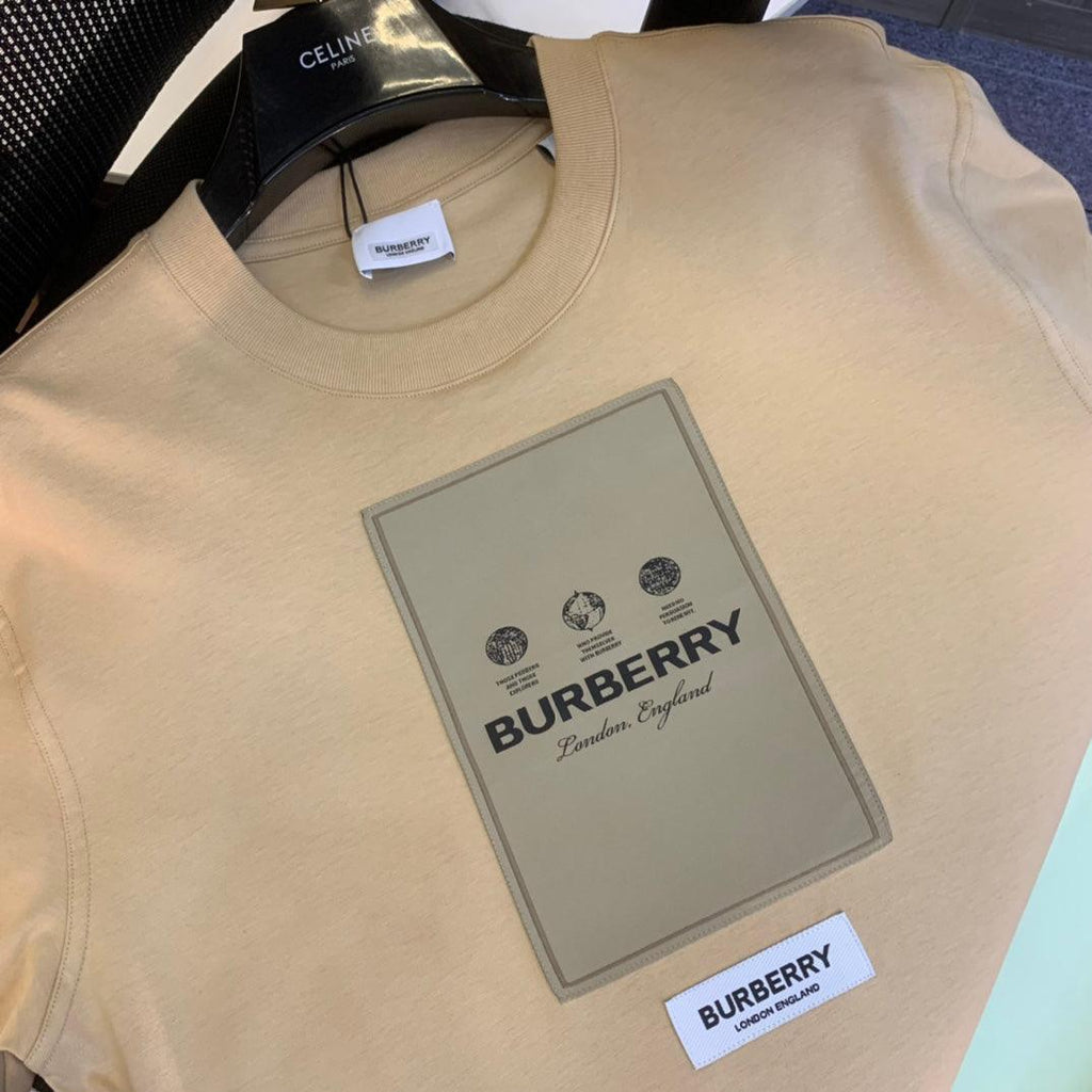 Burberry Beige T-Shirt Without Collar Banlieue91