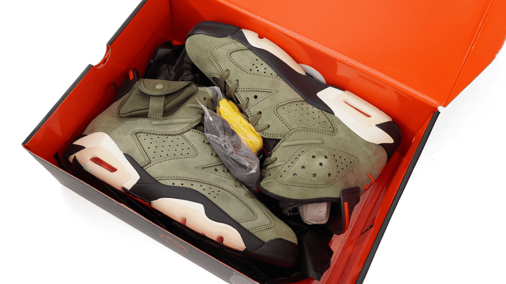 Travis Scott x Air Jordan 6 Retro 'Olive' Banlieue91