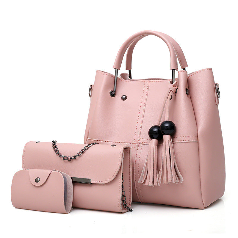 3-Piece Tassel Mother-Daughter Bag Set Pi-Mart
