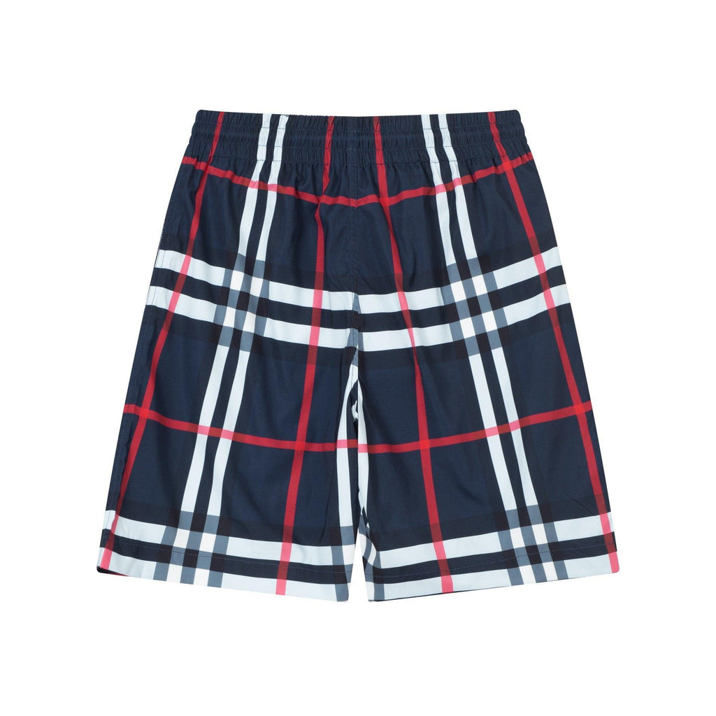 Burberry Men's Striped Cotton Knit Basketball Shorts 'Blue' Banlieue91