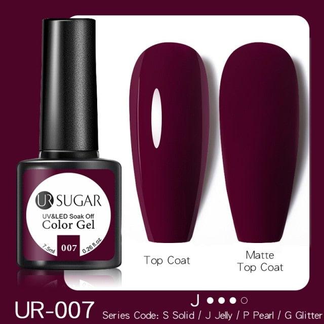 Dark Blue Matte Colorful UV Nail Gel Polish Semi Permanent Popular High Quality Fashion Design