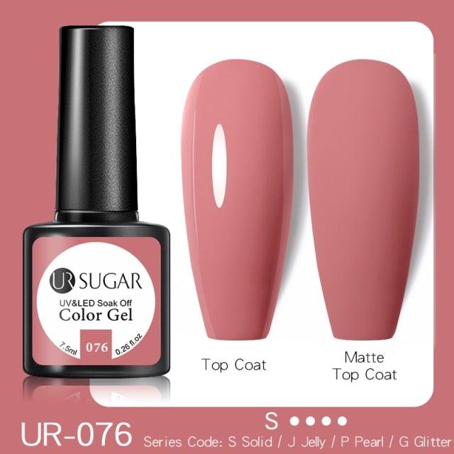 Dark Blue Matte Colorful UV Nail Gel Polish Semi Permanent Popular High Quality Fashion Design