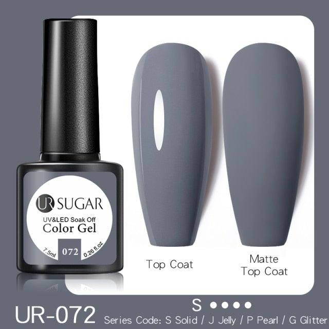Dark Blue Matte Colorful UV Nail Gel Polish Semi Permanent Popular High Quality Fashion Design