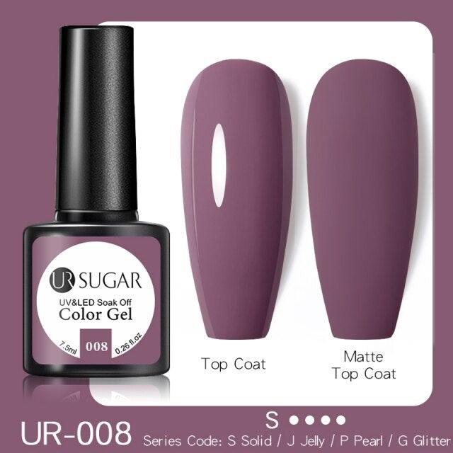 Dark Blue Matte Colorful UV Nail Gel Polish Semi Permanent Popular High Quality Fashion Design