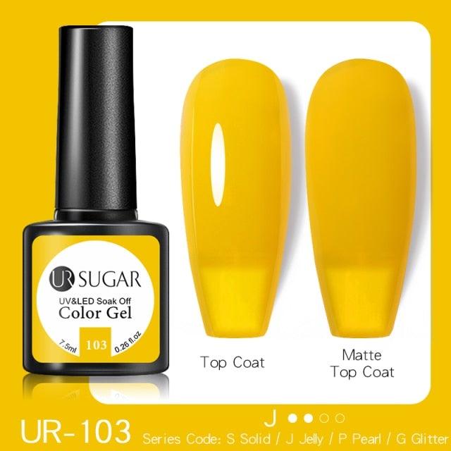 Dark Blue Matte Colorful UV Nail Gel Polish Semi Permanent Popular High Quality Fashion Design