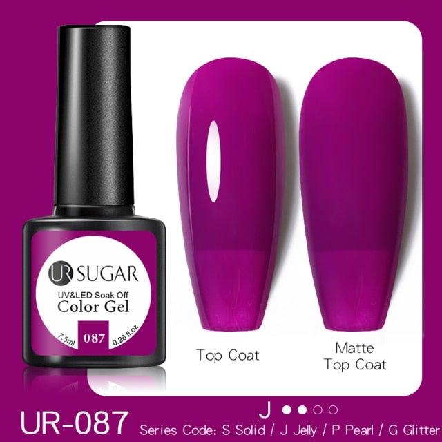 Dark Blue Matte Colorful UV Nail Gel Polish Semi Permanent Popular High Quality Fashion Design