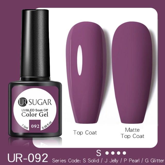 Dark Blue Matte Colorful UV Nail Gel Polish Semi Permanent Popular High Quality Fashion Design