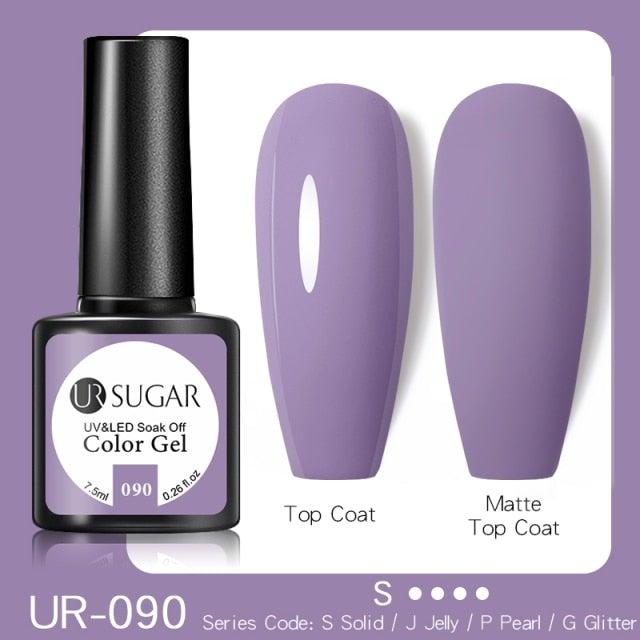 Dark Blue Matte Colorful UV Nail Gel Polish Semi Permanent Popular High Quality Fashion Design