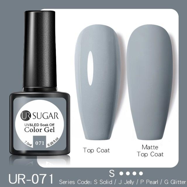 Dark Blue Matte Colorful UV Nail Gel Polish Semi Permanent Popular High Quality Fashion Design