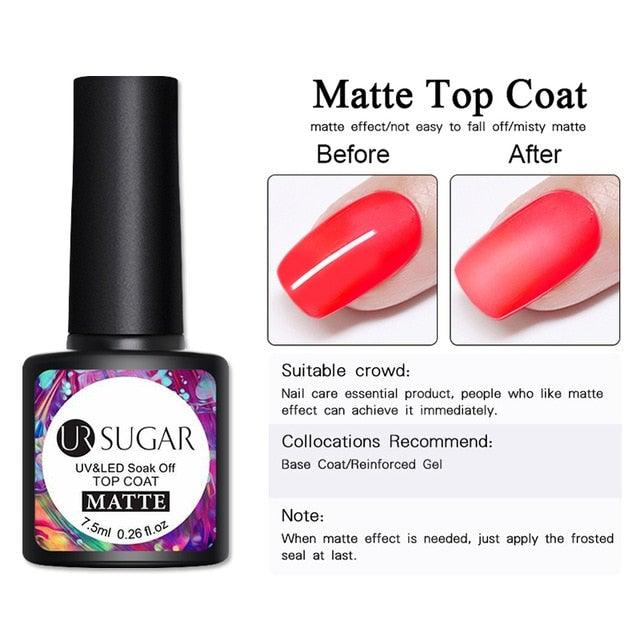 Dark Blue Matte Colorful UV Nail Gel Polish Semi Permanent Popular High Quality Fashion Design