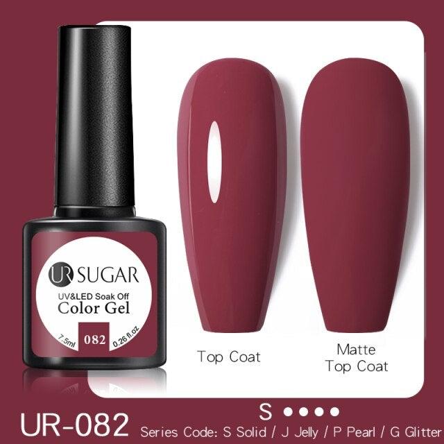 Dark Blue Matte Colorful UV Nail Gel Polish Semi Permanent Popular High Quality Fashion Design