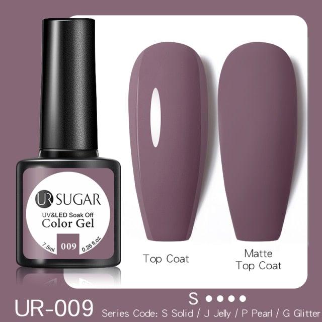 Dark Blue Matte Colorful UV Nail Gel Polish Semi Permanent Popular High Quality Fashion Design