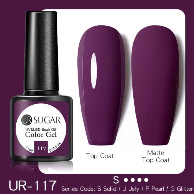 Dark Blue Matte Colorful UV Nail Gel Polish Semi Permanent Popular High Quality Fashion Design