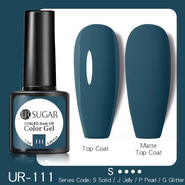 Dark Blue Matte Colorful UV Nail Gel Polish Semi Permanent Popular High Quality Fashion Design