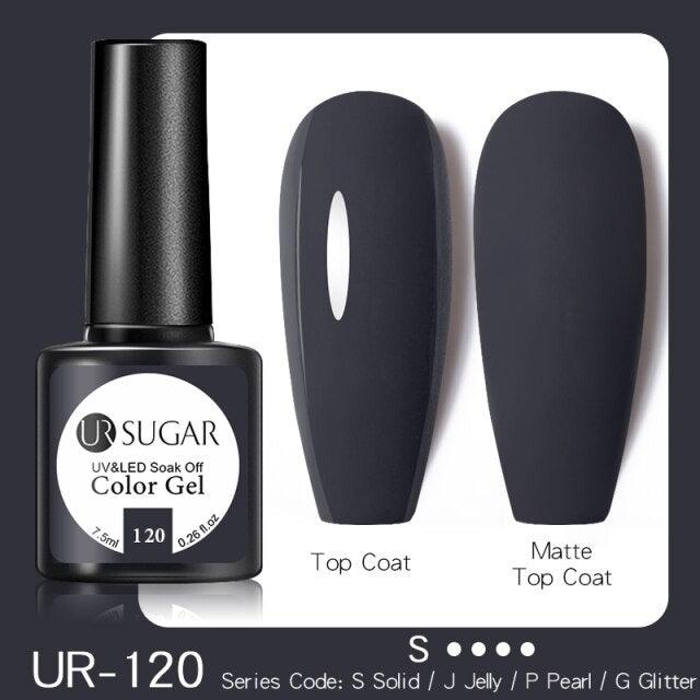 Dark Blue Matte Colorful UV Nail Gel Polish Semi Permanent Popular High Quality Fashion Design