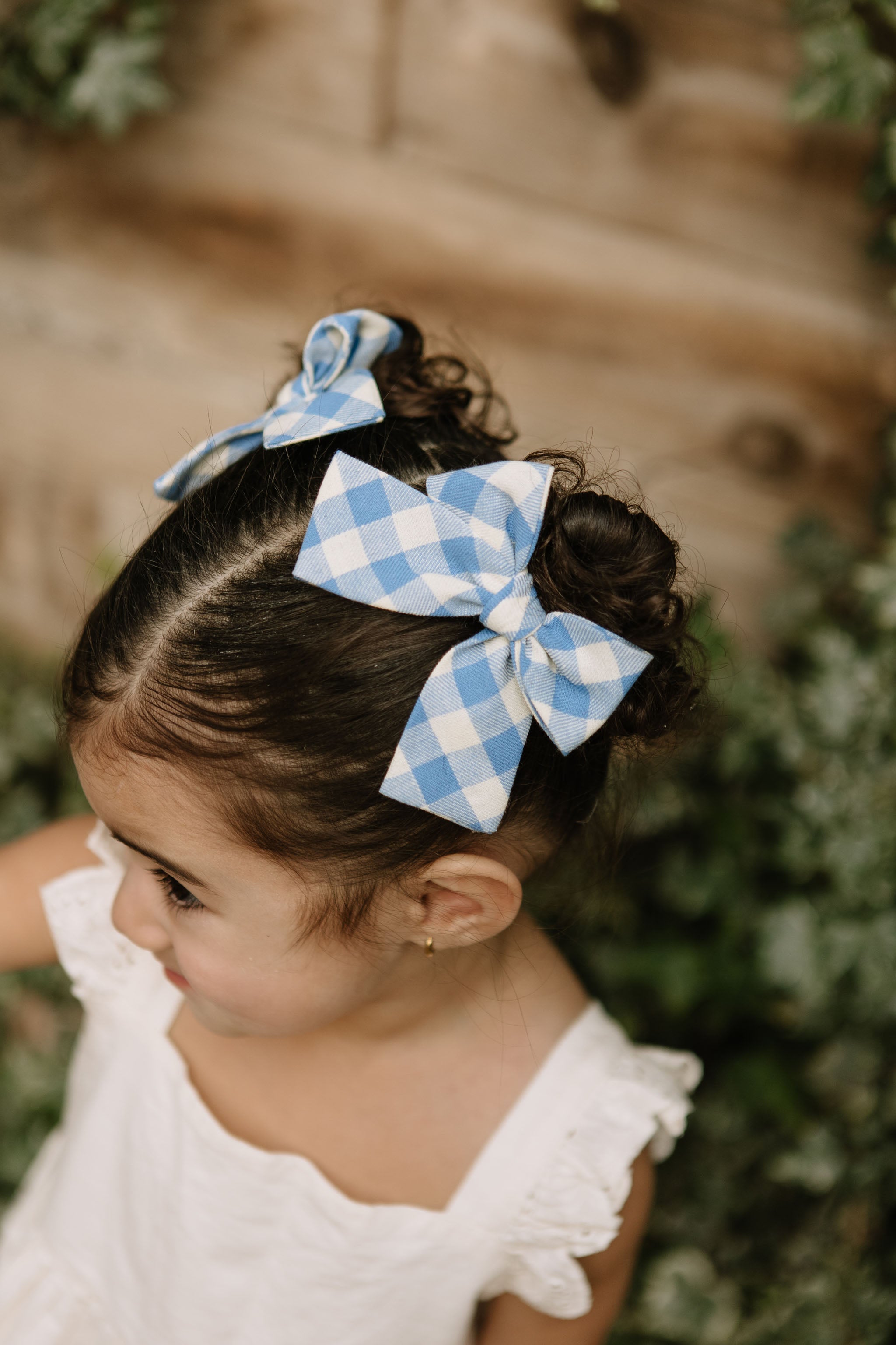 Daybreak Plaid - Petite Hair Bow