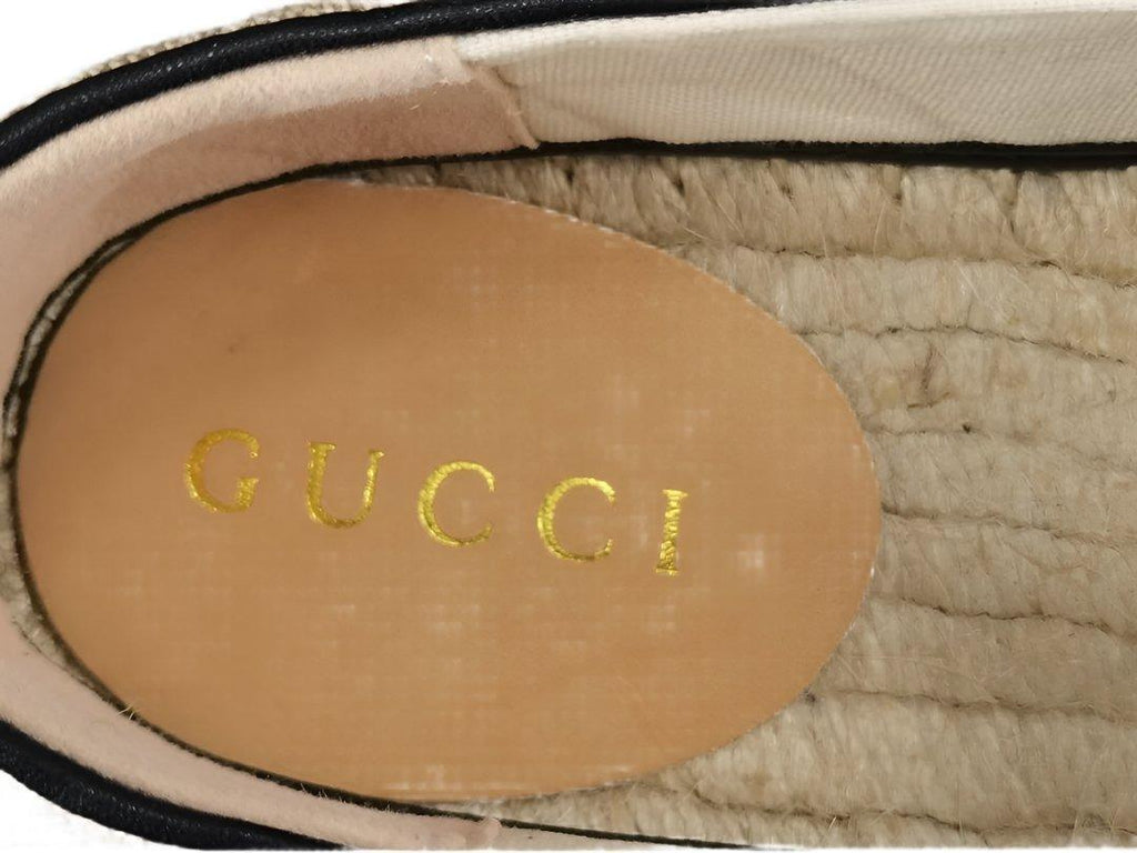 Gucci GG Matelassé Espadrille Marmont Flat Slip On Banlieue91