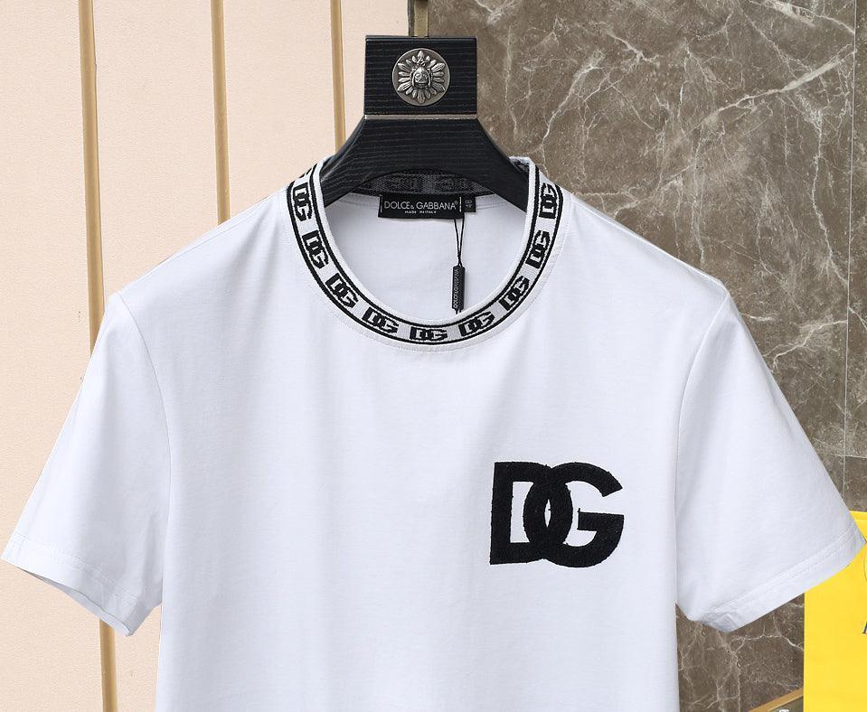 Dolce & Gabbana T-Shirt Without Collar 'White & Black' Banlieue91