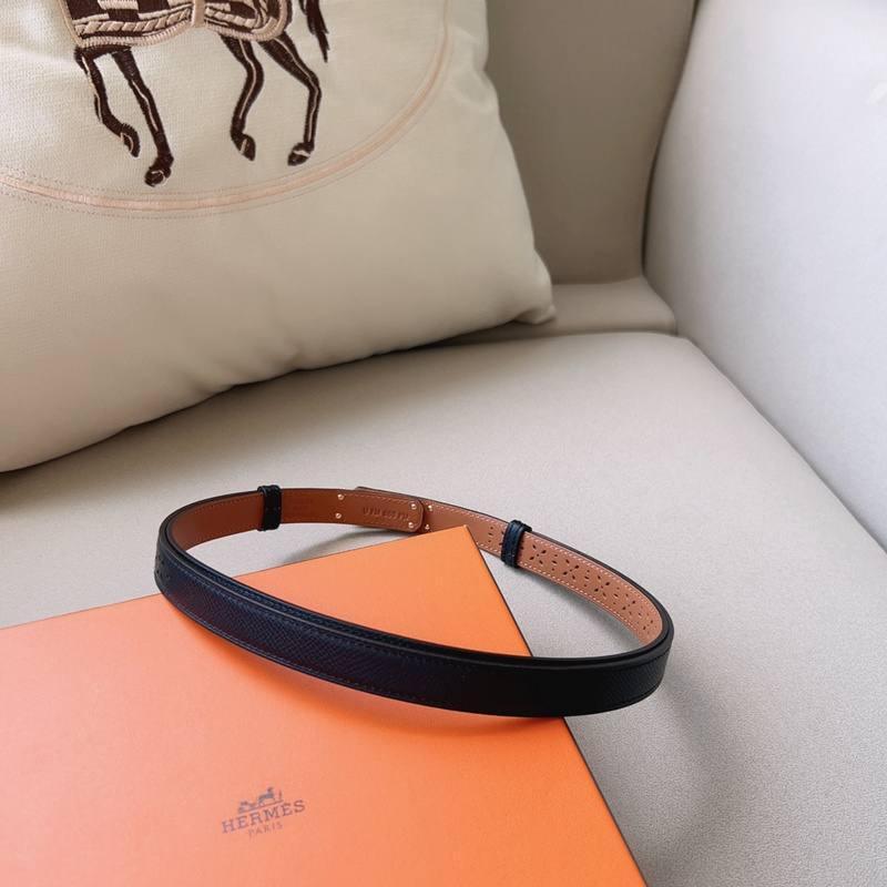 Hermes Men Gold Buckle Belt 'Black' Banlieue91