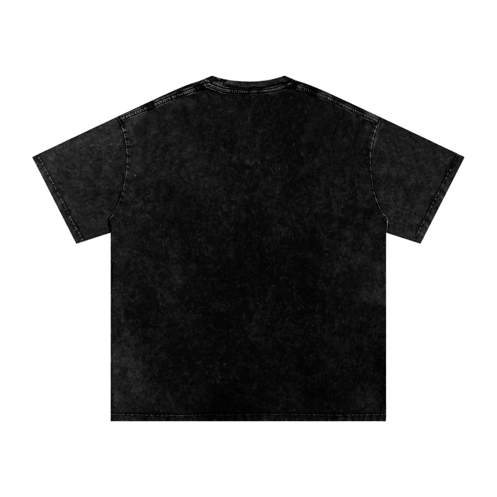 Snow Washed Oversized Cotton T-Shirt ODMPOD