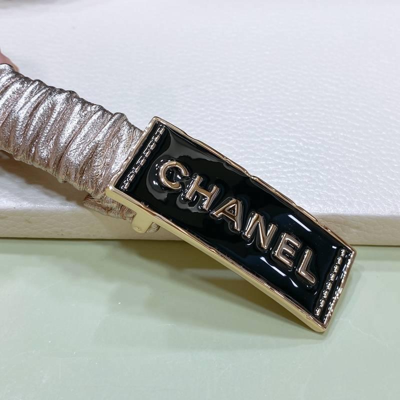 Chanel Women Logo Banding Belt 'Golden' Banlieue91