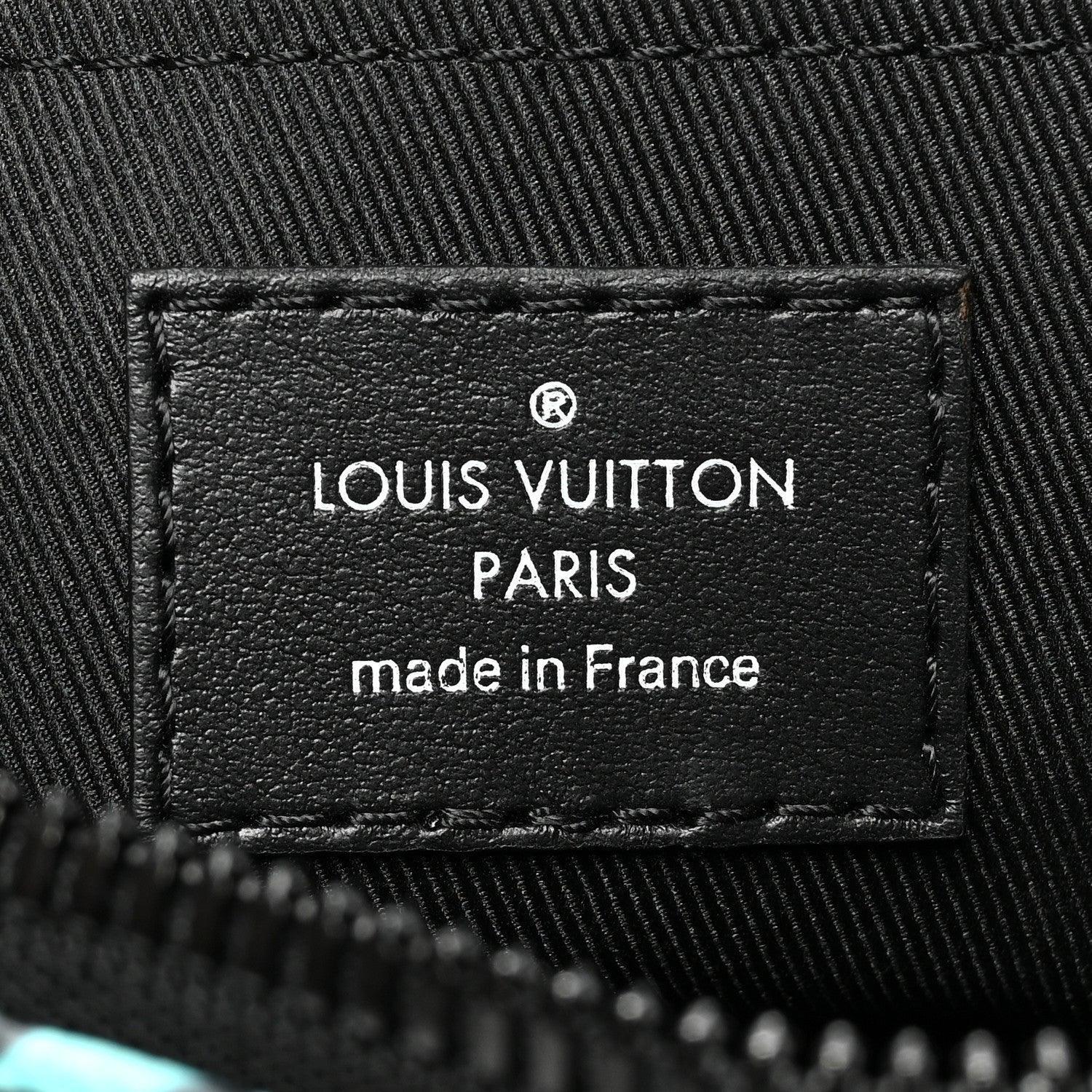 Louis Vuitton Monogram Eclipse LV Graffiti Keepall Bandouliere 25 'Green Light' Banlieue91