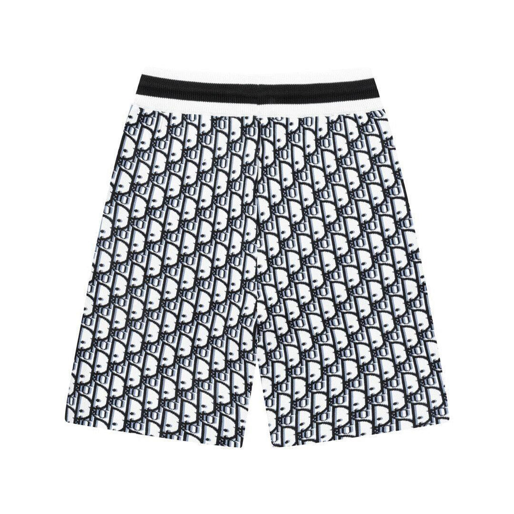 Dior Knit Basketball Shorts 'Black/White' Banlieue91