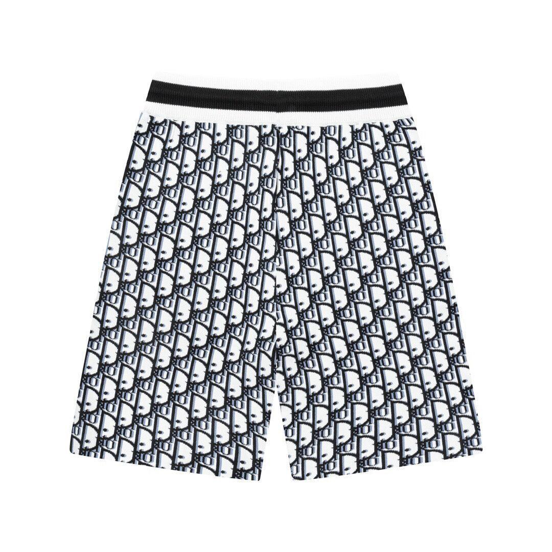 Dior Knit Basketball Shorts 'Black/White' Banlieue91
