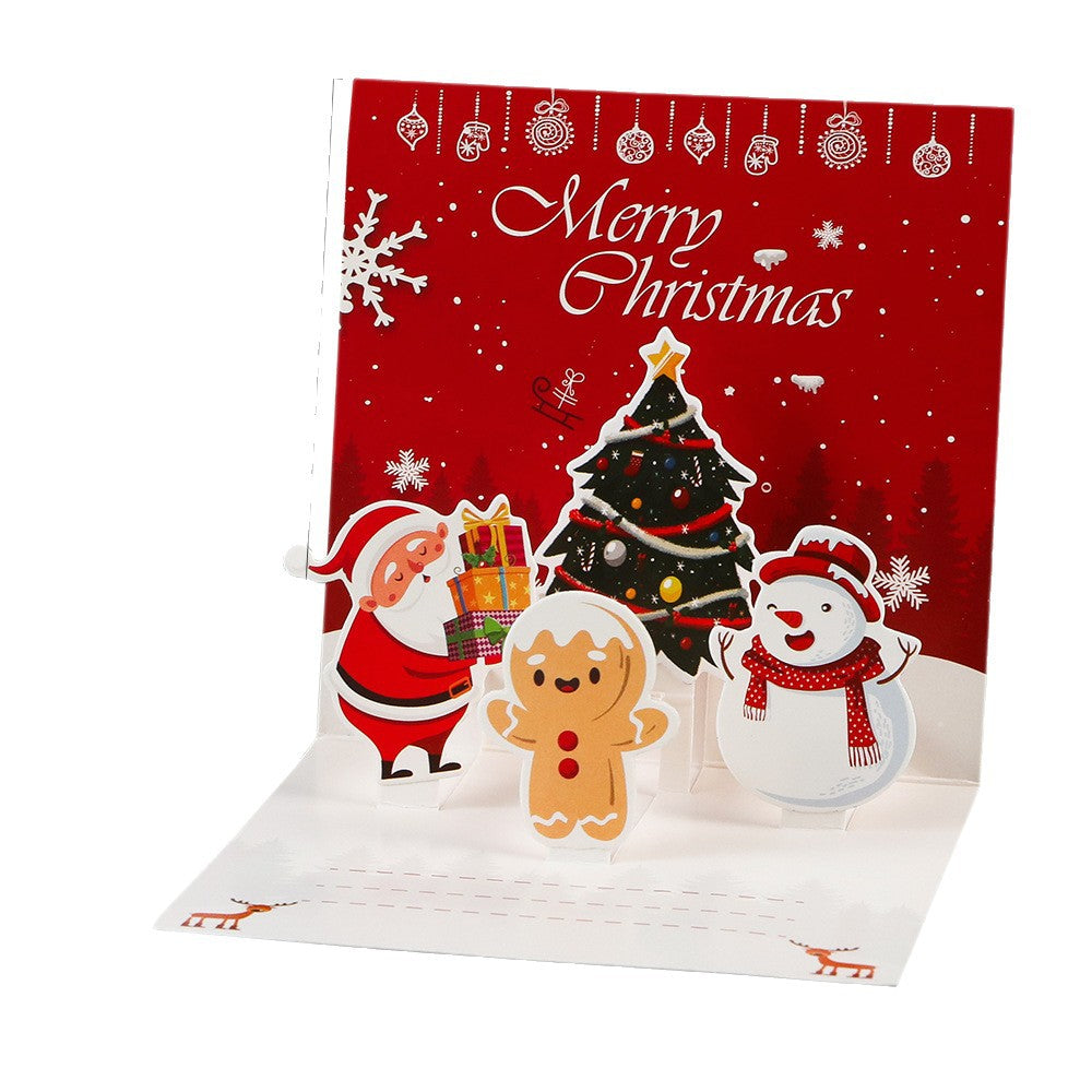 Three-dimensional Blessing Greeting Card