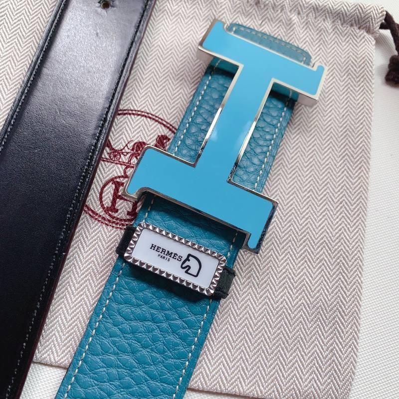Hermes Men Blue Buckle Belt 'Blue' Banlieue91